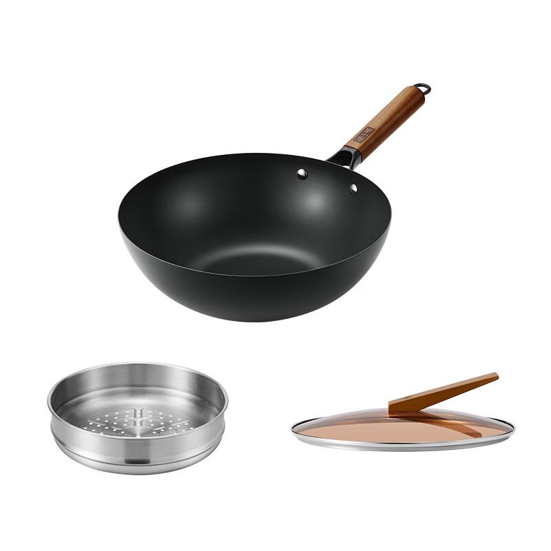 Zhang Xiao Quan 32cm Ceramic Fine Iron Wok