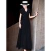 Women's French Style Chiffon Two-Piece Dress with Camisole