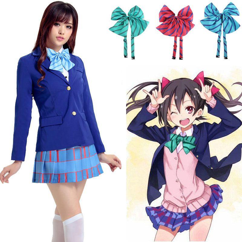 Love Live New Kousaka Honoka Yazawa Niko Nishikino Maki Uniform Costume Cosplay