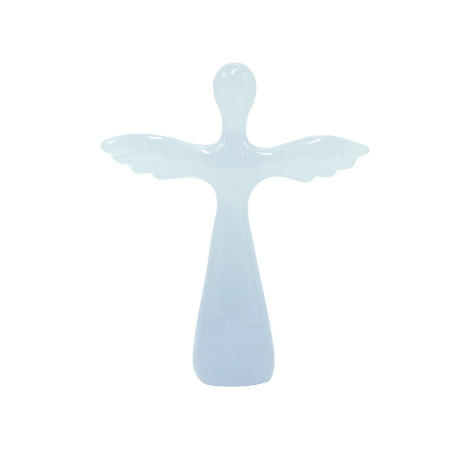 

Ручной прозрачный крест-ангел, вдохновляющий крест из смолы, декоративные украшения