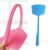 1pcs New Plastic Fly Swatter For Household Use, Thick And Extended Handle, Large Size, Manual, Durable Fly And Mosquito Swatter