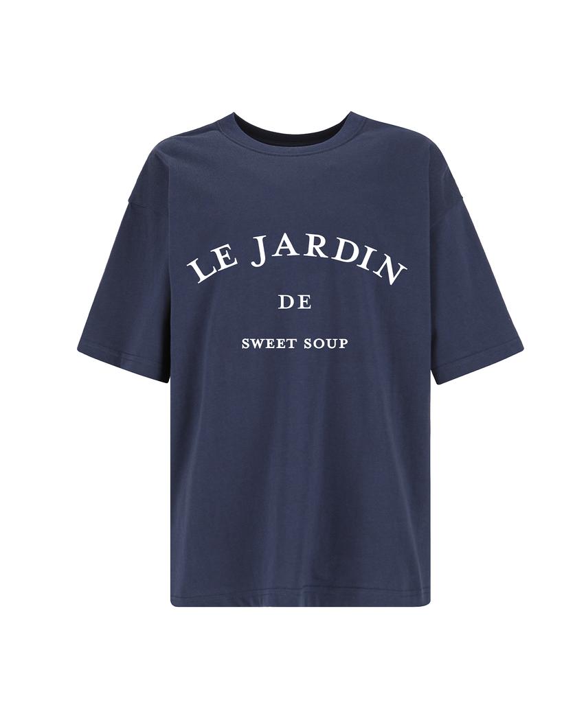 SWEET SOUP Lettering Print Half Sleeve T-Shirt (Wc6Stf1)