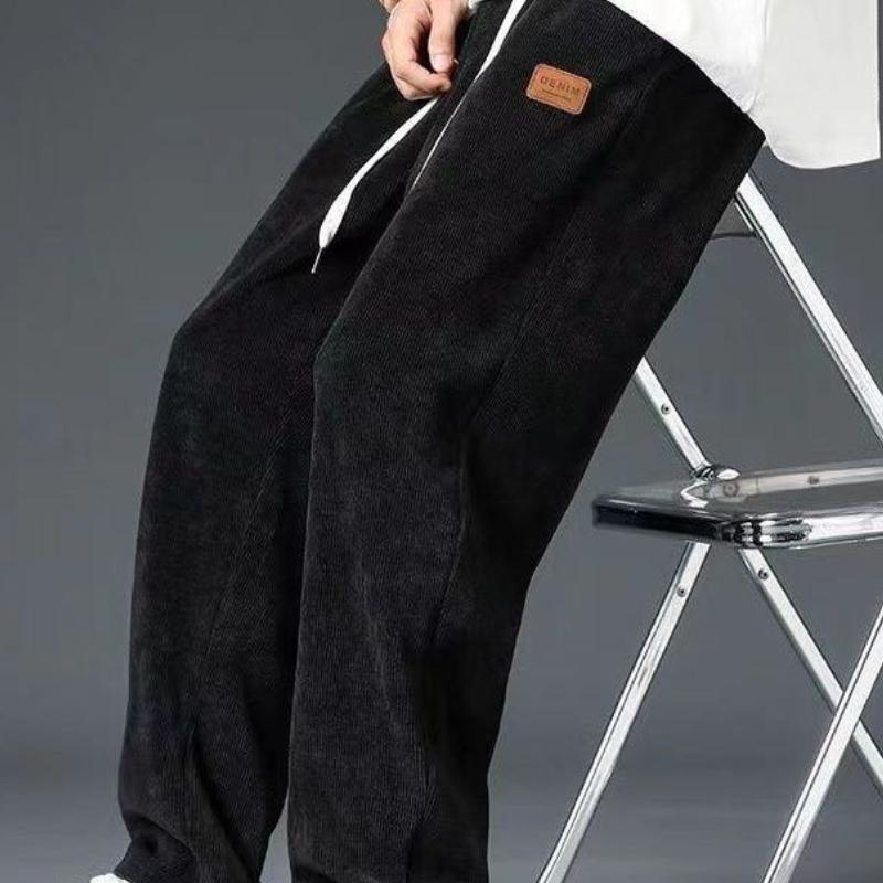New Baggy Striped Sweatpants For Men Straight-Leg Pants Fashion Hip Hop Streetwear Harajuku Trousers Casual Bottoms Male Clothes
