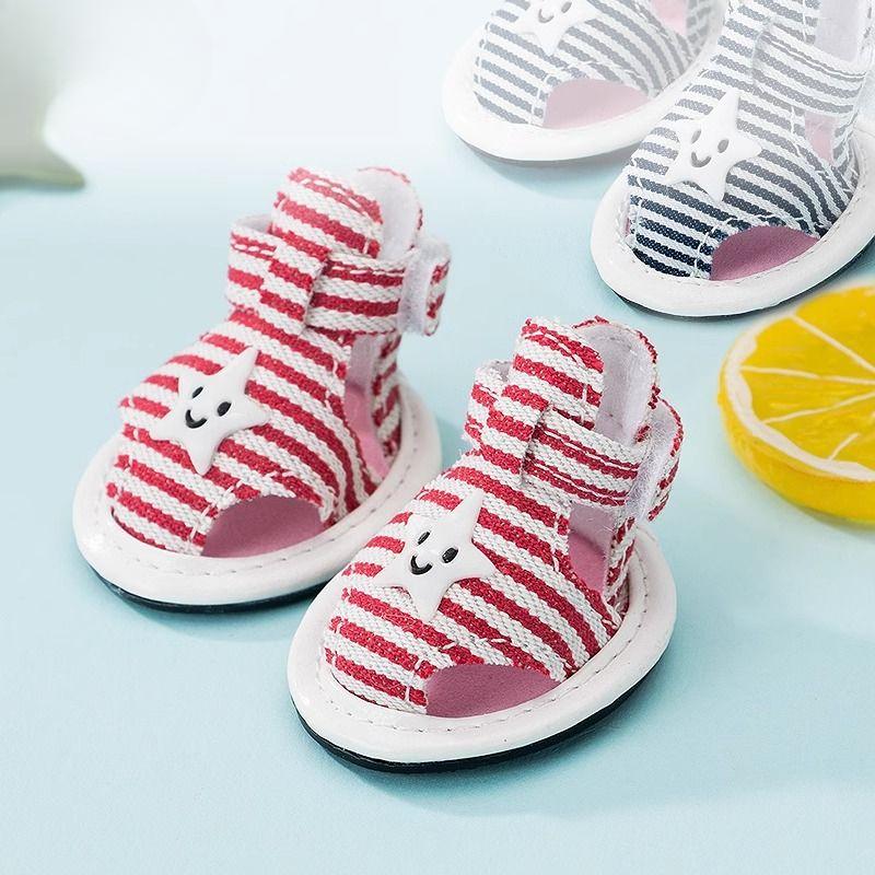 Pet Supplies Breathable Shoes for Small Dogs In Summer, No-drop Shoe Covers, Anti-dirty Foot Covers for Outdoor Use