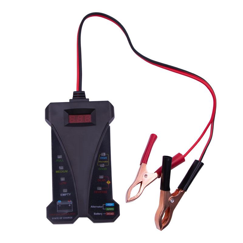 Electric Vehicle Battery Capacity Tester 12V-24V Discharge Meter