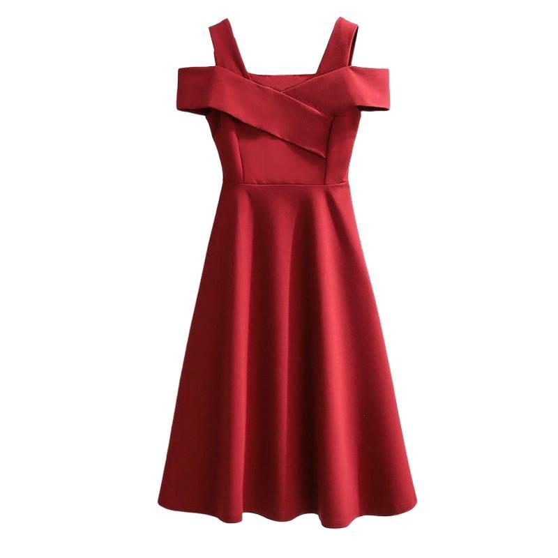 2026 Plus Size Women's Slimming Summer Dress - Flattering Belly Cover and Waist-Cinching