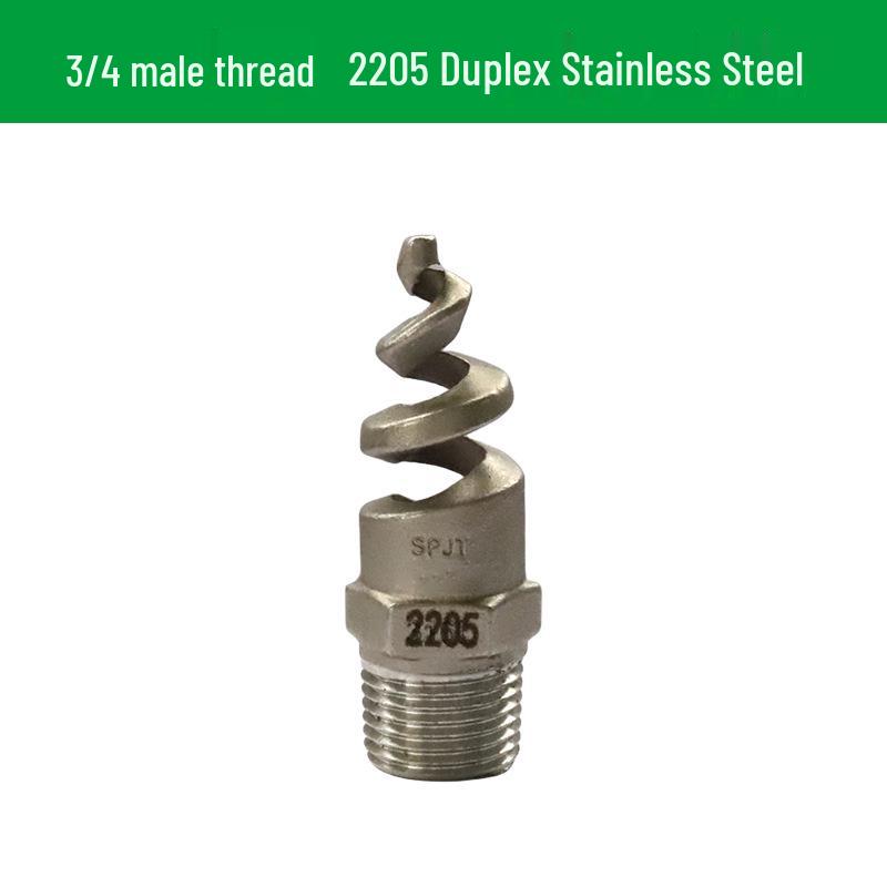Stainless Steel Anti-Clog Spiral Spray Nozzle for Cooling Tower & Fire Protection