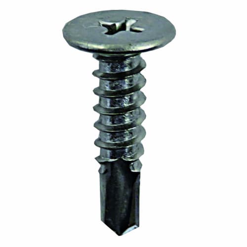 Daidohant YAIBA (Blade) Stainless Steel Drill Screws, Flat Head, (D: Diameter) 4 X (L1: Neck Length) 16mm (D: Head Diameter) 8.8mm, Pack of 50, Steel
