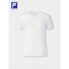 FILA Women's Basic Round Neck Knitted Short Sleeve T-Shirt