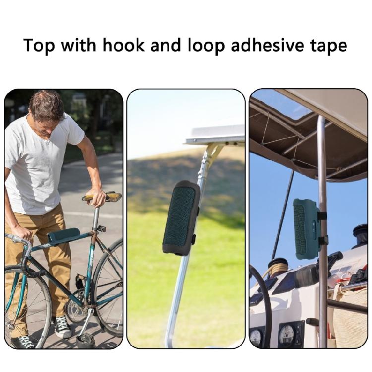 Speakers Carrying Storage Bag Antidrop Silicone Protective Sleeve with Shoulder Straps for Flip 7 Speakers