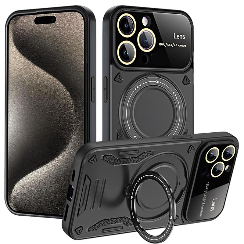 For iphone 11 Armor Matte Case For iphone 11 Pro Max Cover Ring Magnetic Stand Holder Shockproof Shell Coque Fundas 11 Pro Cases