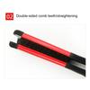 Straight Hair Comb Premium Bristles Anti-static Double Sided Ergonomic Handle Heat-Resistant Hairdressing Tool Hairdressing Straightener Comb Clamp