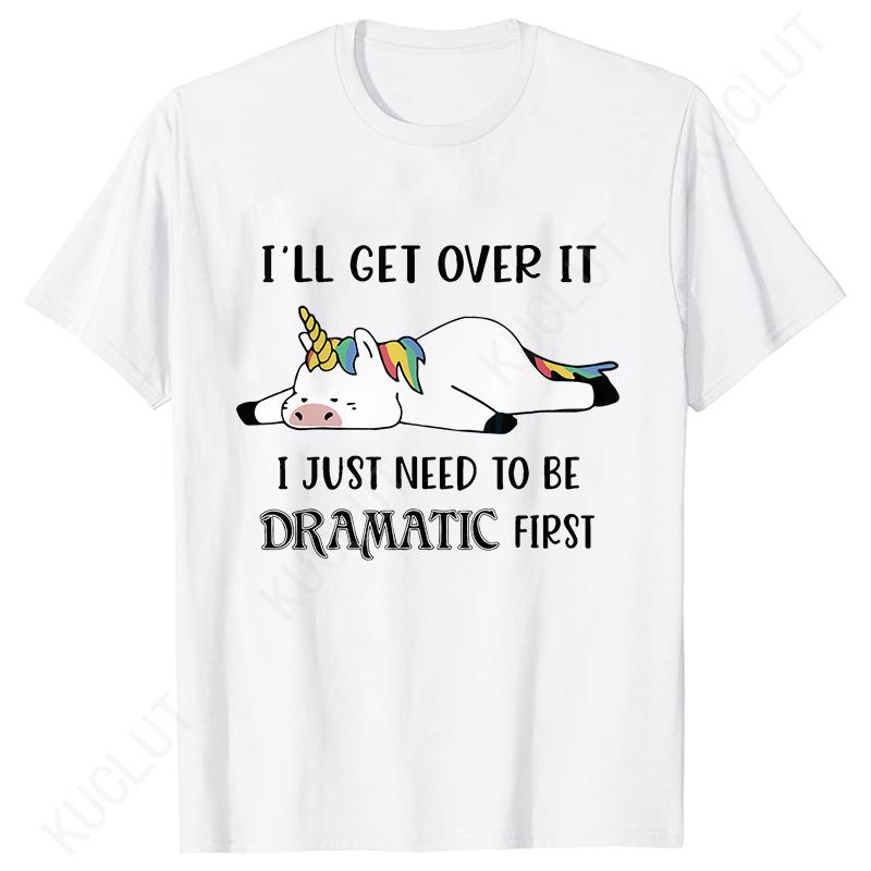 Women T-Shirt Sleepy Lazy Cow Graphic Y2k Tops Funny Dramatic Animal Print Shirt Summer Short Sleeve Tee Vintage Female Clothing