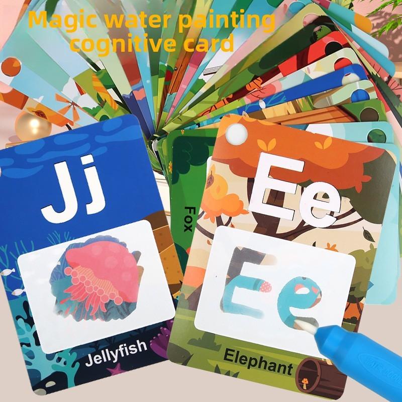 Graffiti Kids Water Painting Card Toy Educational Learning Development Cognitive