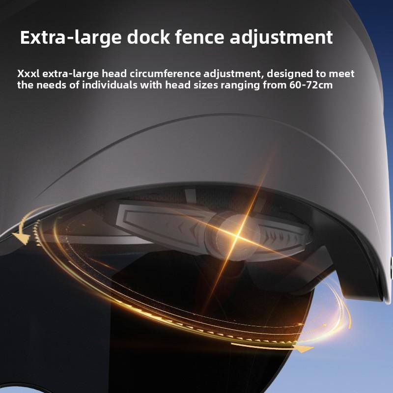Large Size Electric Car Men and Women Large Size Helmet Extra Large Size Summer Sun Protection Large Head Circumference 70 Head Circumference
