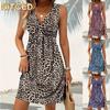 Fashion Summer Spring Sleeveless V-Neck Casual Dresses