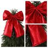 Extra Large Burgundy Velvet Christmas Bow for Tree & Window Decoration