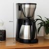 Melitta New Easy Top Thermo Coffee Maker (Released June 2025) [Large Capacity 10 Cups/Double-Walled Stainless Steel Pot/Iced Coffee]