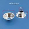 1 Piece 20-126Mm 15-120 Degree Lampshade Reflective Bowl For Diy Light Optical Led Aluminium Reflector Cup For Cob Lamp Bead