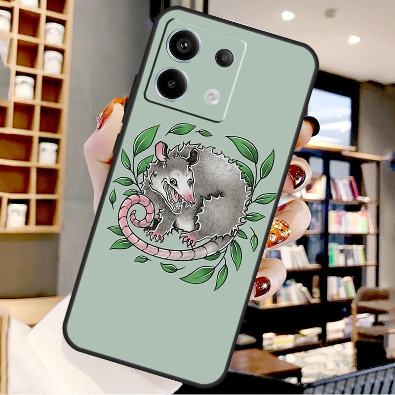 Cottagecore Opossums For Xiaomi Redmi Note 13 Pro 9 10 11 12 14 15 Pro Plus Case For Redmi 15 12C 13C 14C 10C 15C