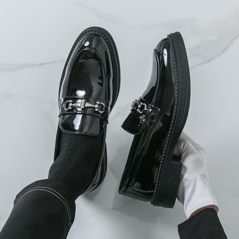 Men's leather shoes Classic designer style party and casual business 38-46 Trendy outdoor shoes Daily Hairstylist