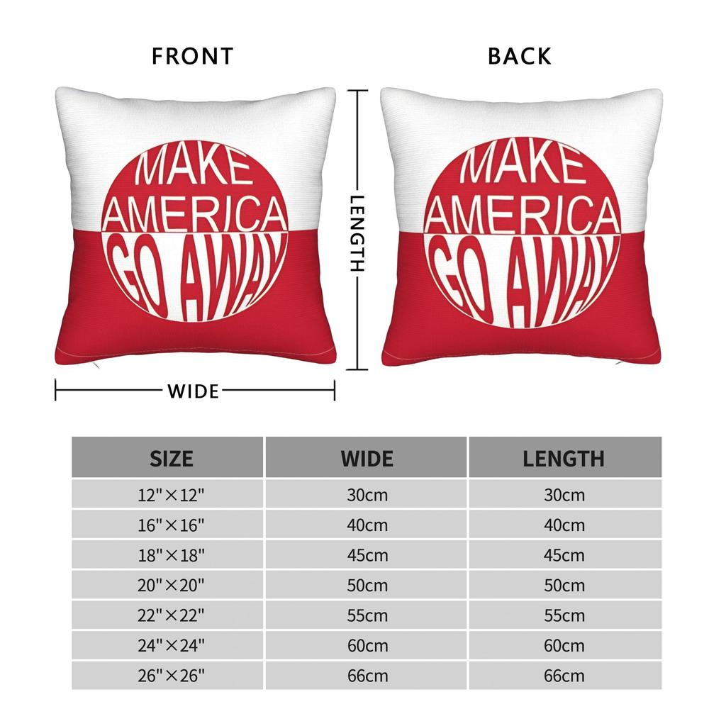 Greenland MAGA Square Pillow Covers Polyester Home MAGA Greenland Cushion Cover Cute Home Decoration Pillow Cover 4040
