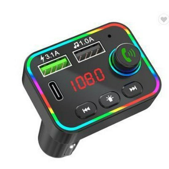

Bluetooth F4 Car MP3 Player & Dual USB FM Transmitter with PD Charger чёрный