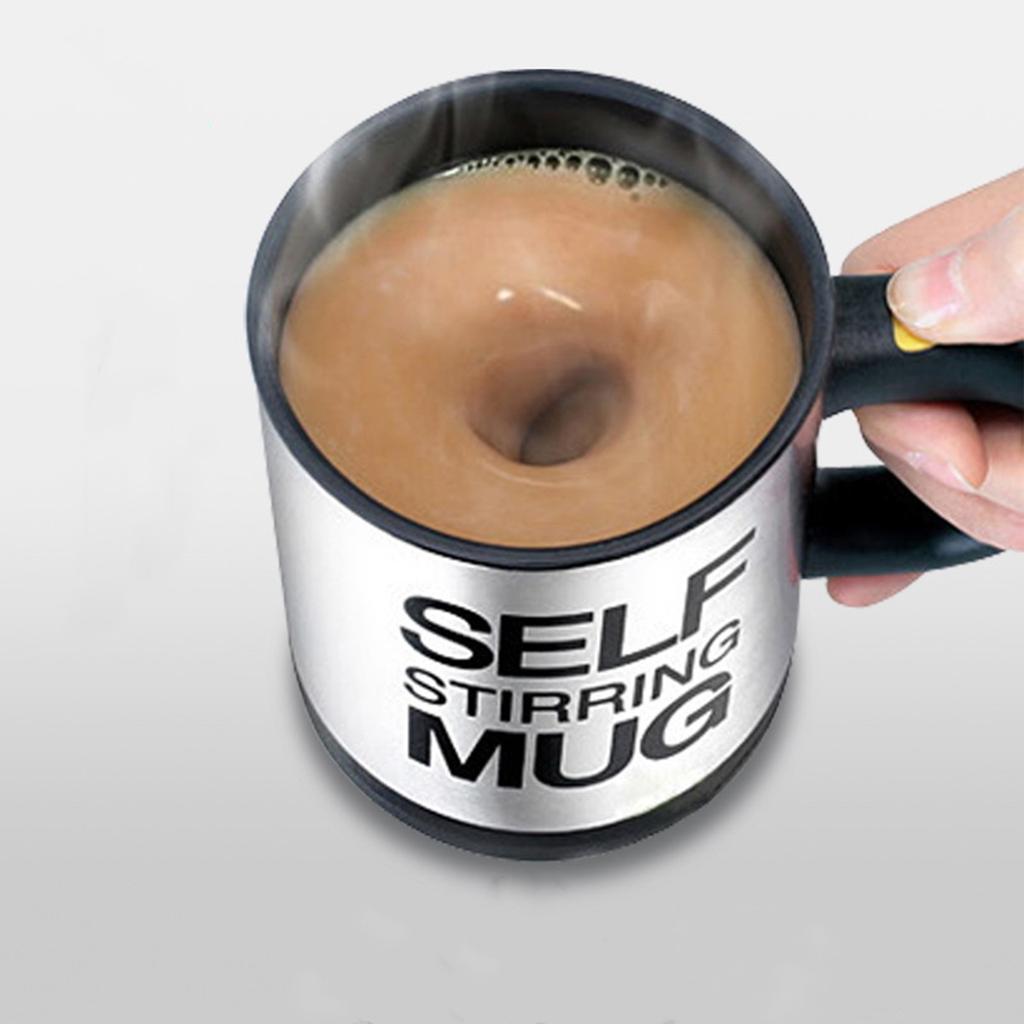 Thermal Self-Stirring Coffee/Tea Mug Red 350Ml