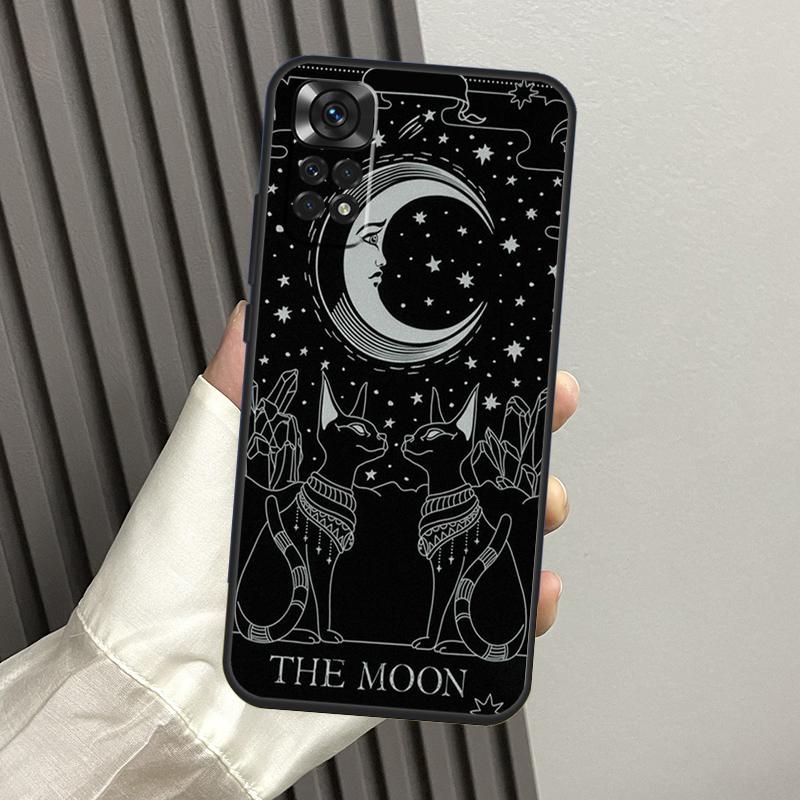 

Чехол Moon Tarot Witch Cat для Xiaomi Redmi Note 14 Pro 13 12 11 10 15 Pro Plus Redmi 14C 13C 15C 10C 12C 15 Funda For Redmi 10
