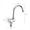 Rotating RV Faucet Deck Wall Mounted Kitchen Faucet for Recrtional Vehicle Motorhome Travel Trailer