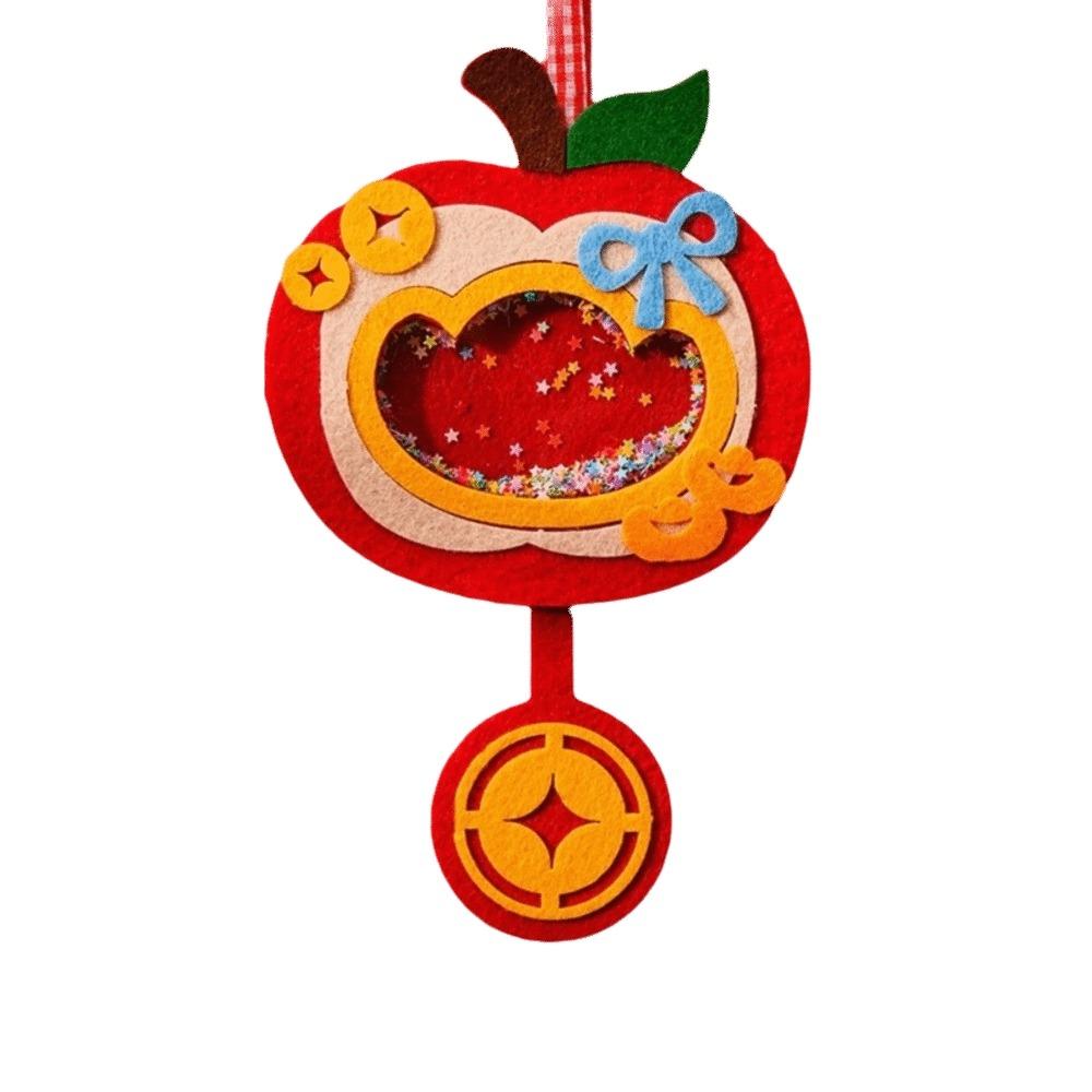 Cartoon Horse Year Decoration Exquisite Traditional Spring Festival Pendants DIY Blessing Children Handmade Shake Ornament