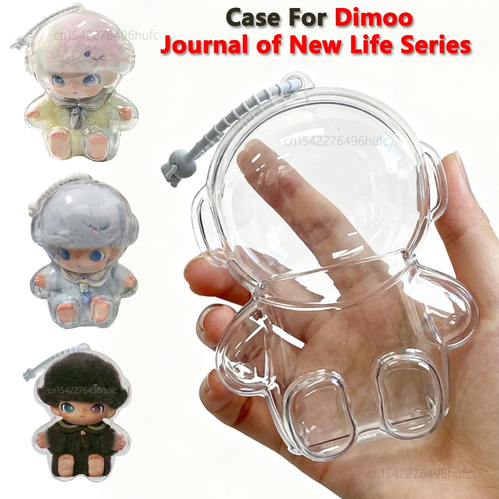 Pro Dimoo Journal of New Life Ochranný obal Přenosná organizační krabička pro pouzdro Skullpanda Průhledná skořepina Vánoční narozeninový dárek