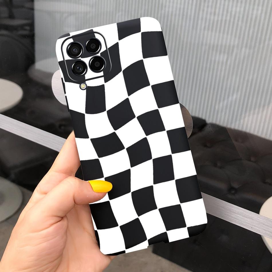 For Samsung Galaxy M53 Phone Case Fashion Cute Pattern Macaroon Silicone Soft Cases For Samsung M53 M33 M22 4G 5G Back Cover