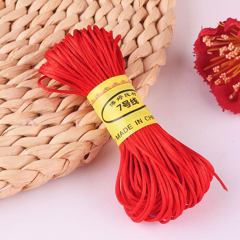 Bunte chinesische Knoten-Kordel für DIY Armband- & Halsketten-Schmuckherstellung