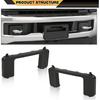 Front Bumper Tow Hook Bolt Cover Cap Pair Compatible with Ford F250 F350 Super Duty 2017-2022