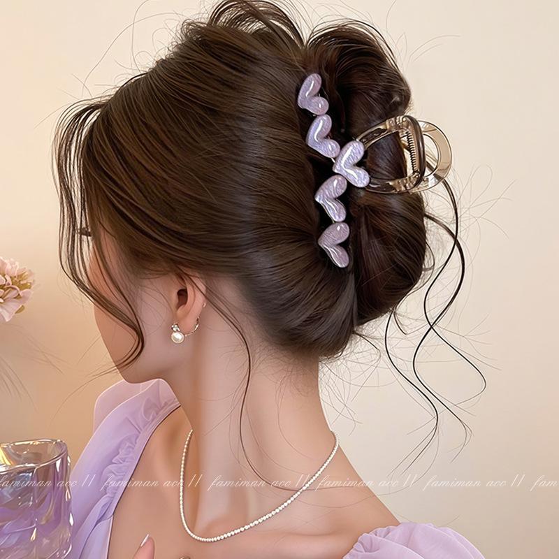 Women's Claw Clip for Fine Hair - 2025 High-End Medium Shark Clip for Bun Hairstyles