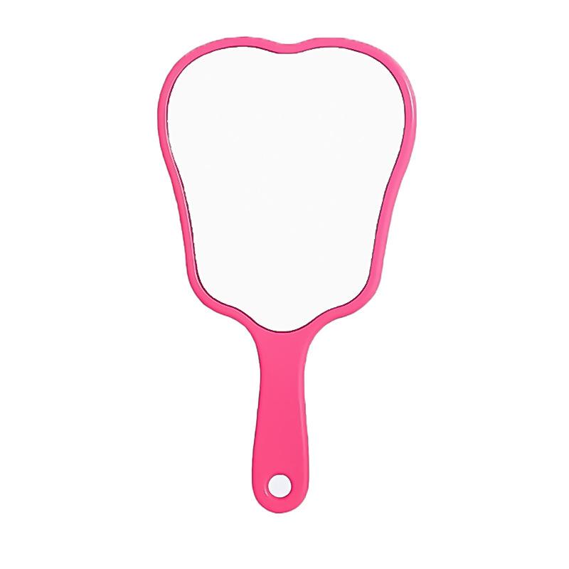 Mini Fan-Shaped Handheld Makeup Mirror Fan Shape Makeup Vanity Mirror With Handle Hand Mirror Spa Salon Compact Mirrors