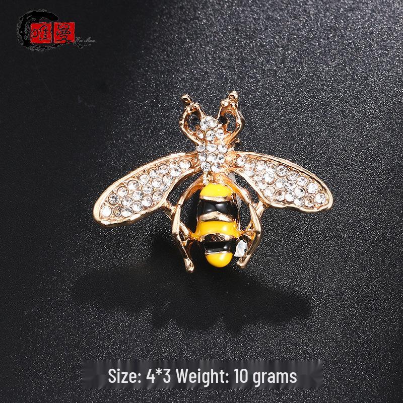 Broche de Abelha: Broche de Inseto Mini Fofo para Gola ou Acessório