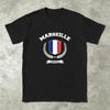 Marseille France Tshirt Summer Cotton T Shirts For Unisex Hip Hop Pattern Tshirt Shortsleeve Classic Clothes