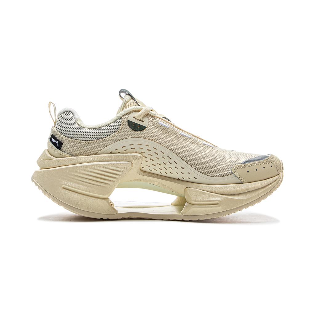 New LiNing Jueying CRC Slip Resistant Rebound Low Top Casual Shoes Women's Greige AZGV050-2