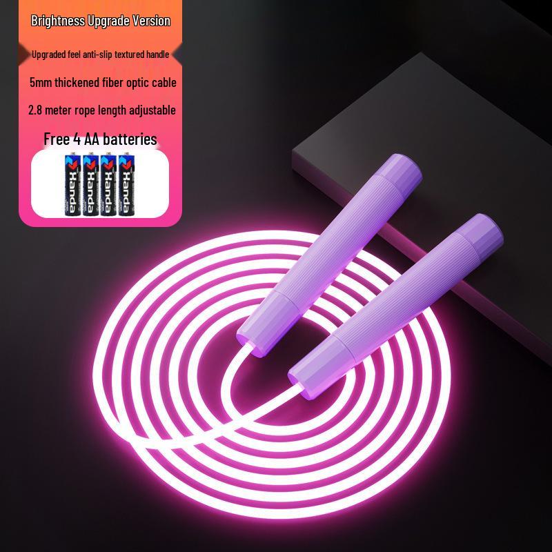 Fluoreszierendes Glow-in-the-Dark Springseil für Kinder und Anfänger