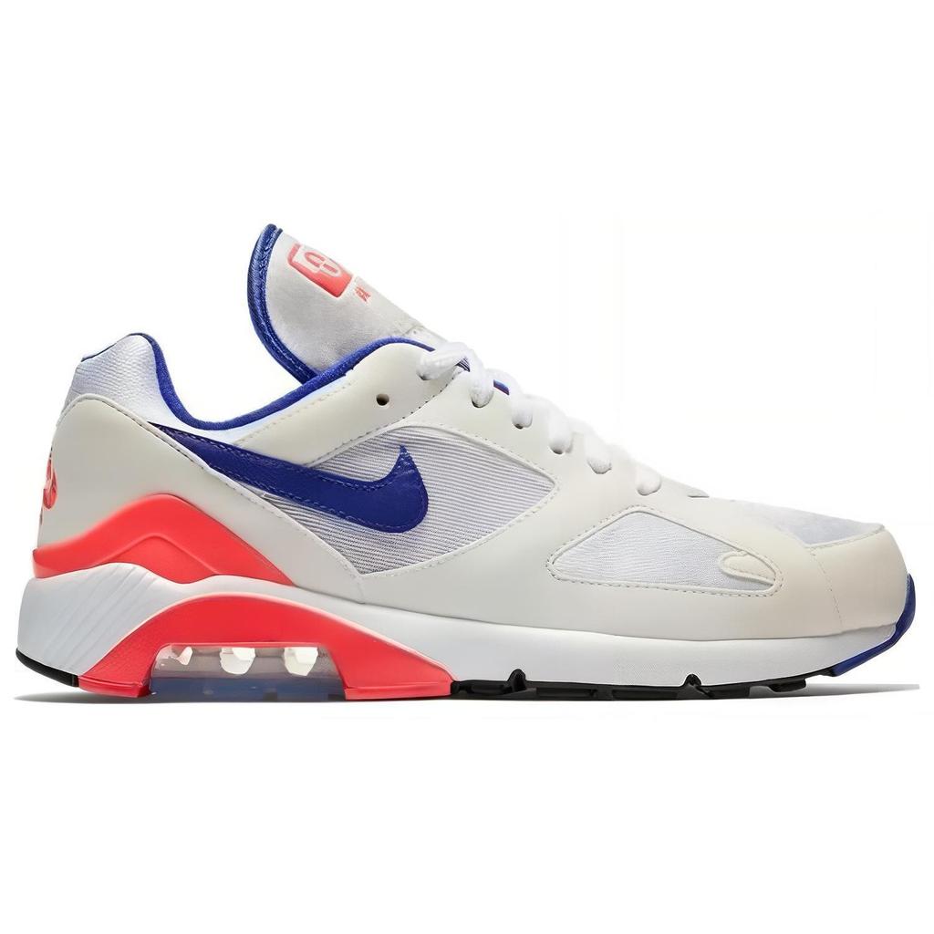 Nike Air Max 180 Ultramarine 2024 Unisex Spor Ayakkabı Beyaz Güneş Kırmızısı Siyah FJ9259-100