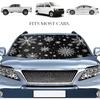 BBTO 2 Pcs Windshield Cover for Ice and Snow 210T Silver Coated Waterproof Frost Cover 69 X 42 Inches All Seasons Windshield Protector with Elastic