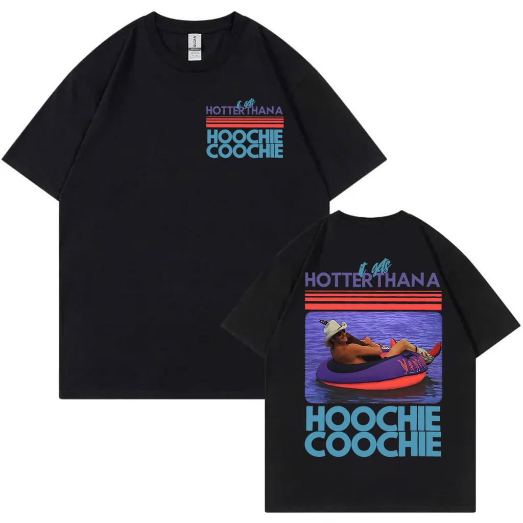 Hetare Än En Hoochie Coochie Meme T-shirt Unisex Sommar Avslappnad Bomulls T-shirts High Street Mode Trend Kortärmad T-shirt