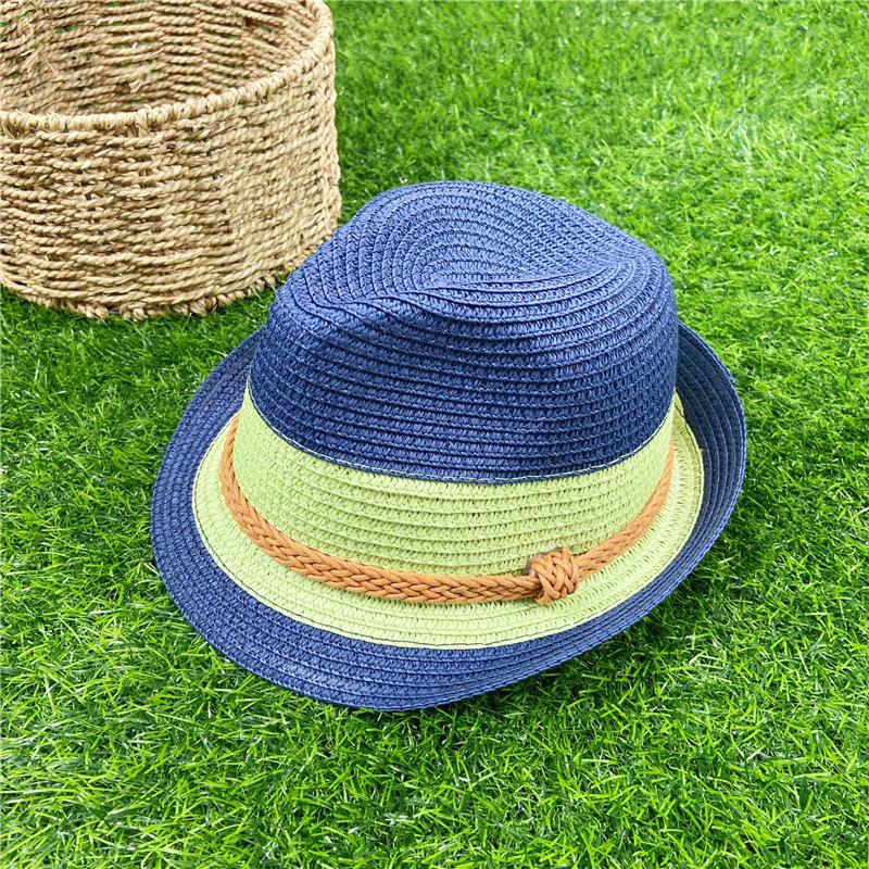 Summer Top Hat Edition Women's Sun Hat Shade Sun Protection Beach Seaside Resort British Jazz Straw Hat