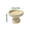 Concrete Texture Cement Incense Burners Moon Surface Design with 9 Holes Incense Stick Stand Decorative Multi-functional