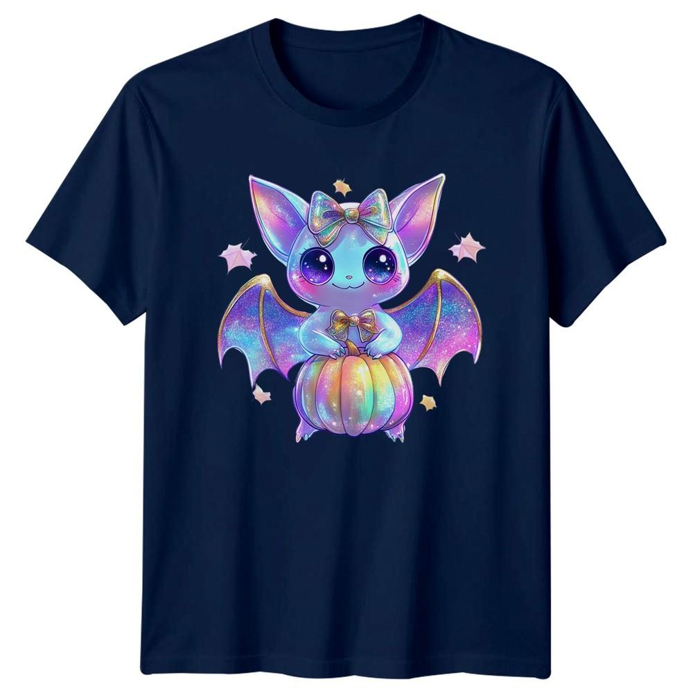 Cute Bat Pumpkin Halloween Holidays Unisexs TShirt Unisexs Tee Graphic Unisex