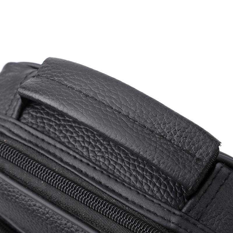 Vintage Leder Umhängetasche für Herren – Klassische Messenger Crossbody Tasche für Business Casual & Reisegebrauch
