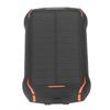 Solare Powerbank Schwarz Orange Multifunktional Wasserdicht Kabellos Solare Powerbank 26800mAh PD18W