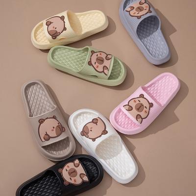 EVA Cool Slippers Men's and Women's Summer New Couple Fashion Home Cute Slippers Capybara Outer Wear TEMU